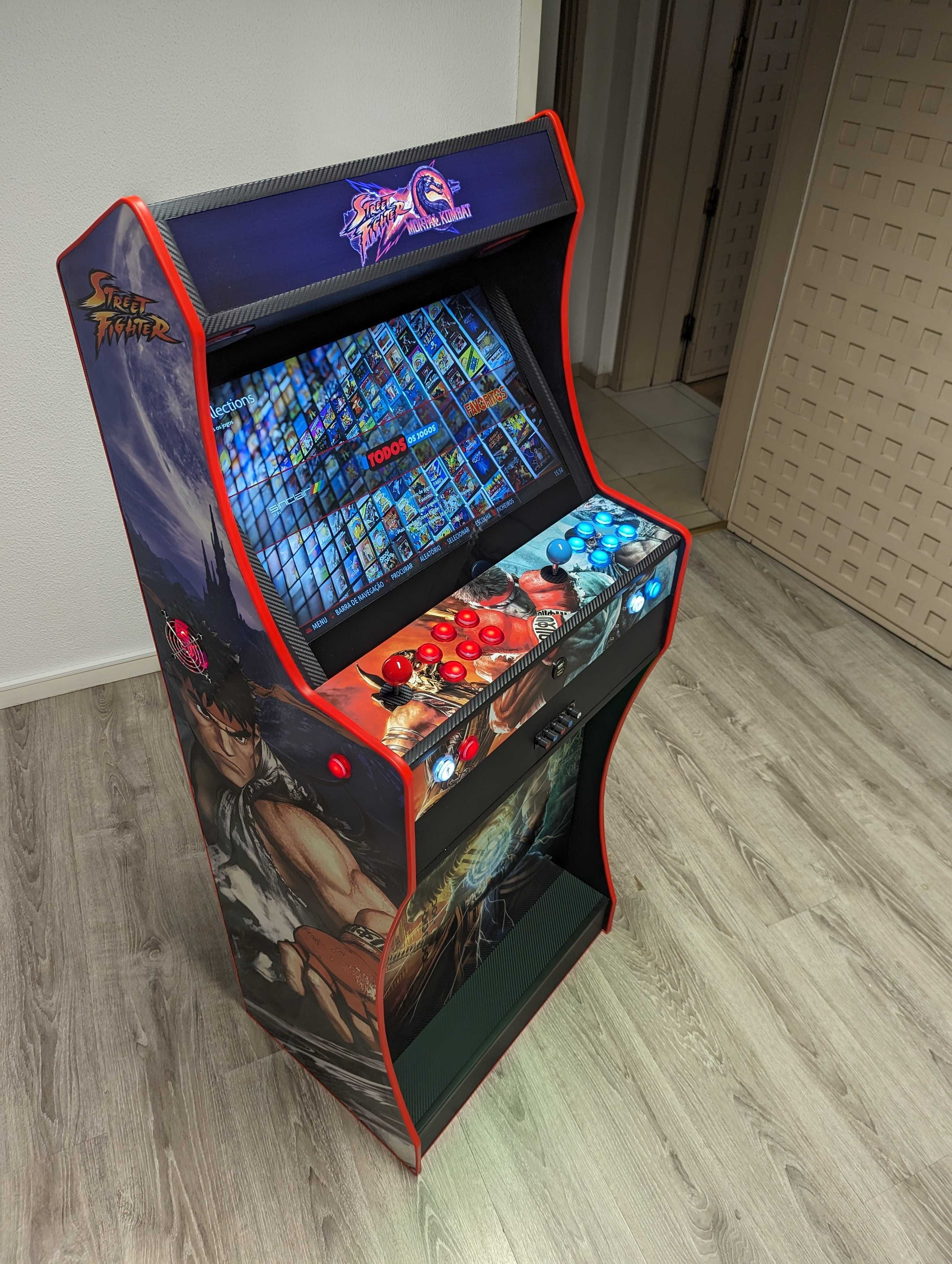 Máquina Arcade Street Fighter VS Mortal Combat Nova