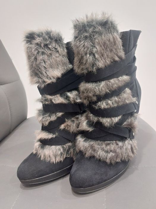 Kozaki marki Aldo rozmiar 38 z futerkiem