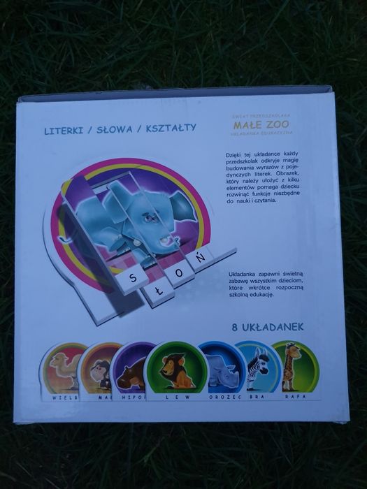 Gra UKŁADANKA dla dzieci - zwierzątka