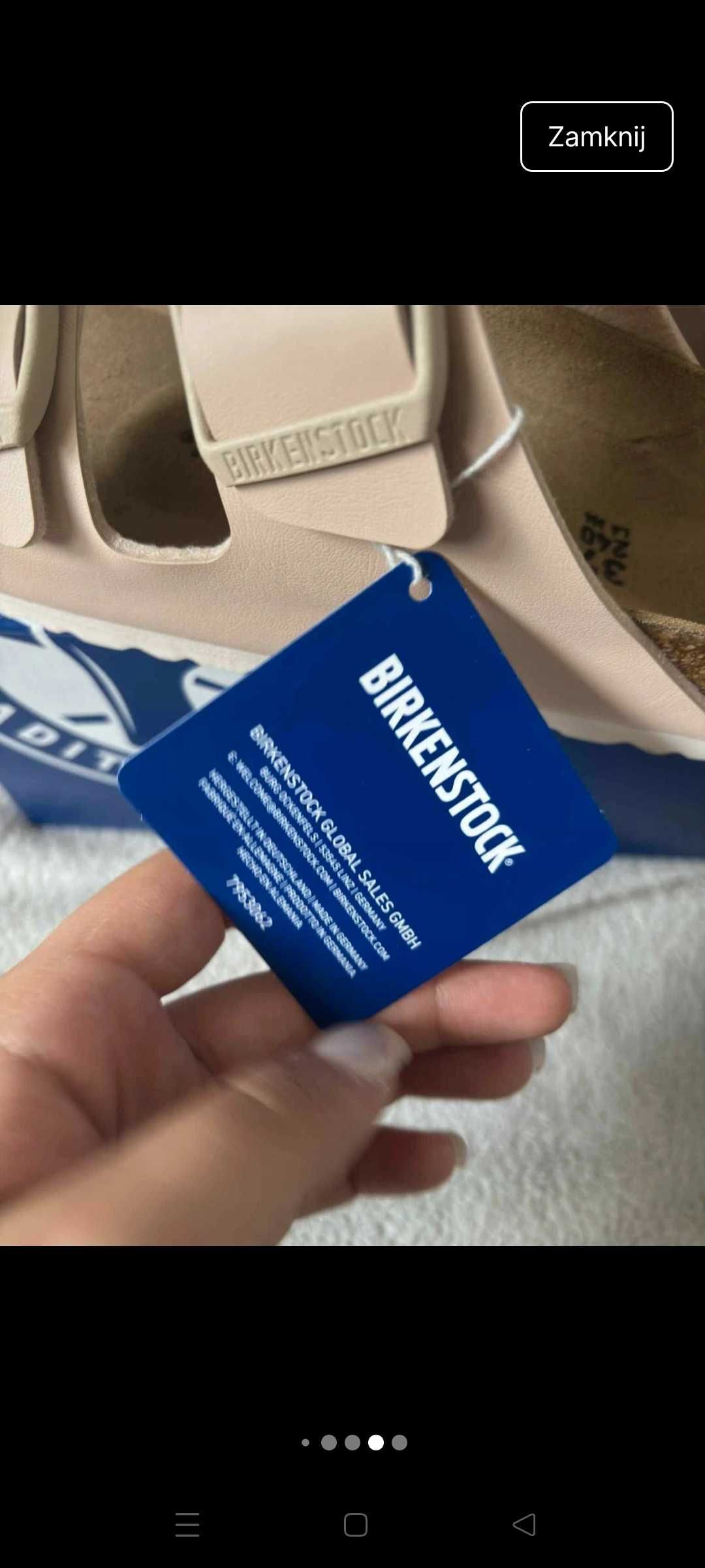 Klapki Birkenstock r.37