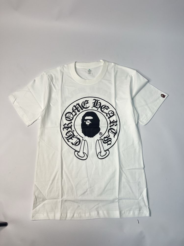Футболка chrome hearts bape