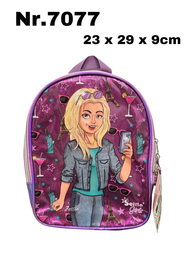 Plecaczek dla dziewczynki Selfie Girls Jessie nr.7077