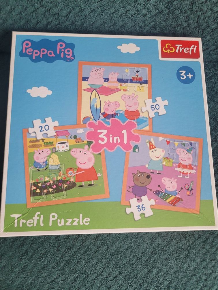 Puzzle 3+, Trefl Mickey i Peppa