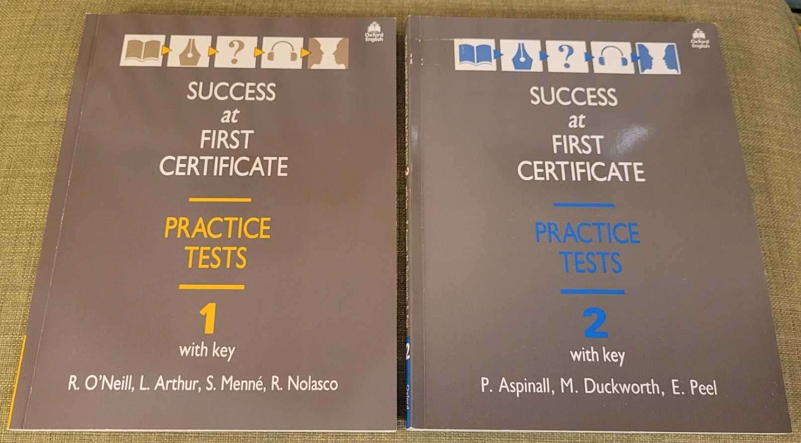 Success at First Certificate. Practice tests 1, 2 with key.