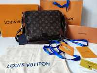 LOUIS VUITTON męska torba Listonoszka, skóra 410872