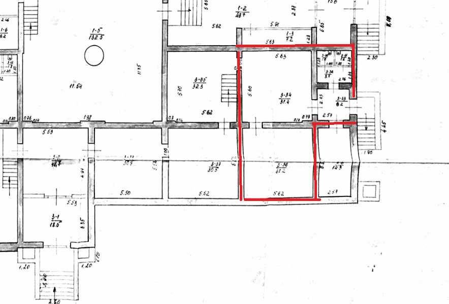 Оренда об'єкта 75 м2/ м. Пісочин/ ТРК Мобіль/ Цоколь