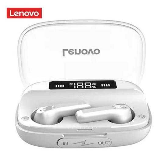 Навушники Lenovo qt81 White з функцією Powerbank