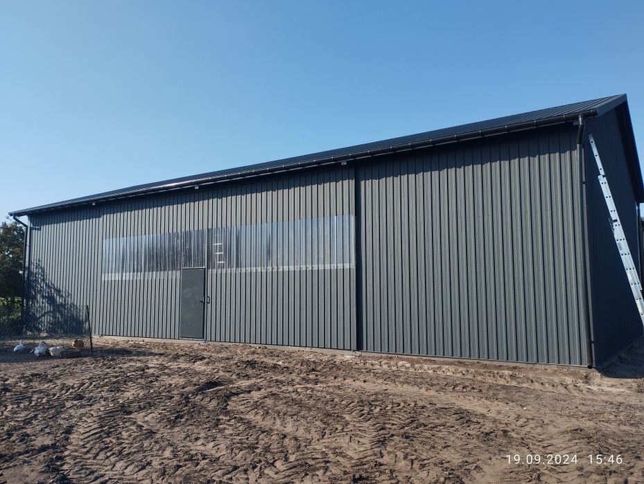 Hala magazynowa, rolnicza, budynek gospodarczy, 12x25x4,5