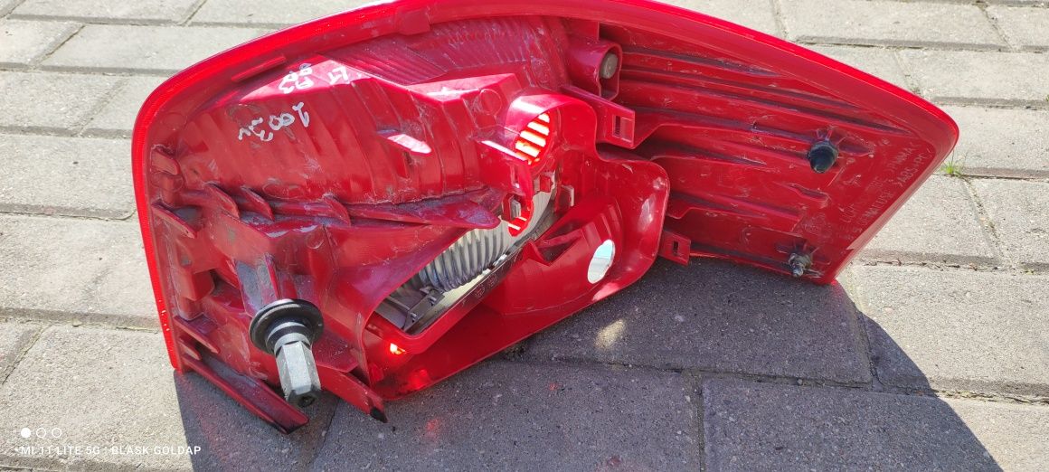 Lampa Lewa  Tyl Oryginalna Audi A3 8P 2.0 TDI 3D 2003 Blask Gołdap