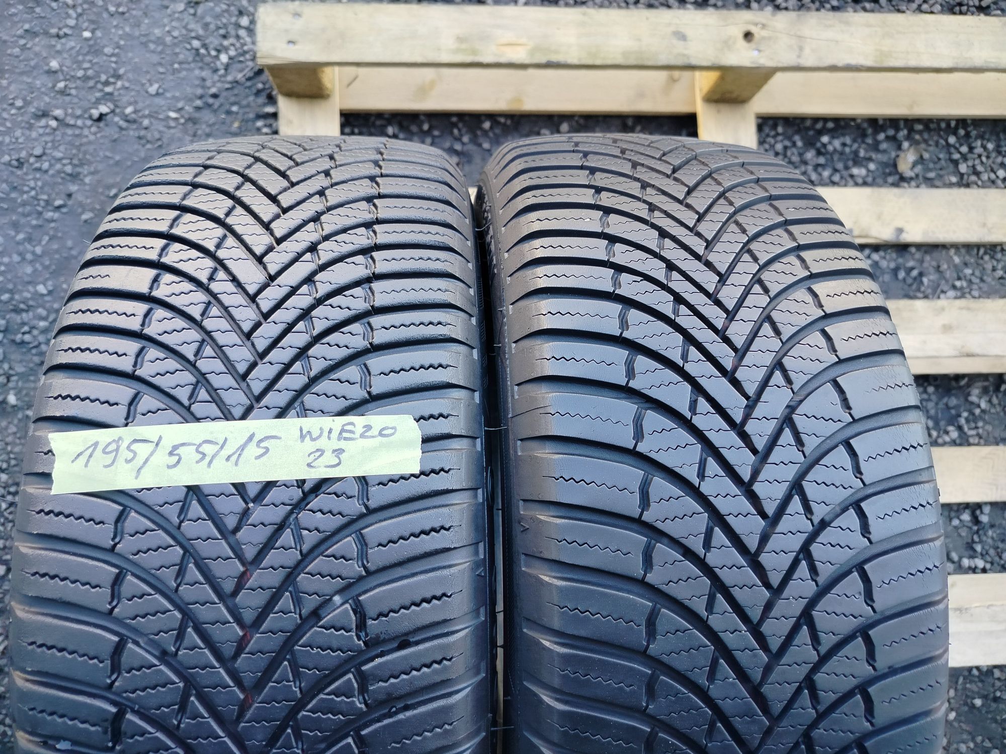 2szt wielosezon Firestone 195/55/15 2023r całoroczne