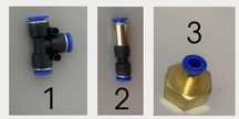 Encaixes pneumáticos