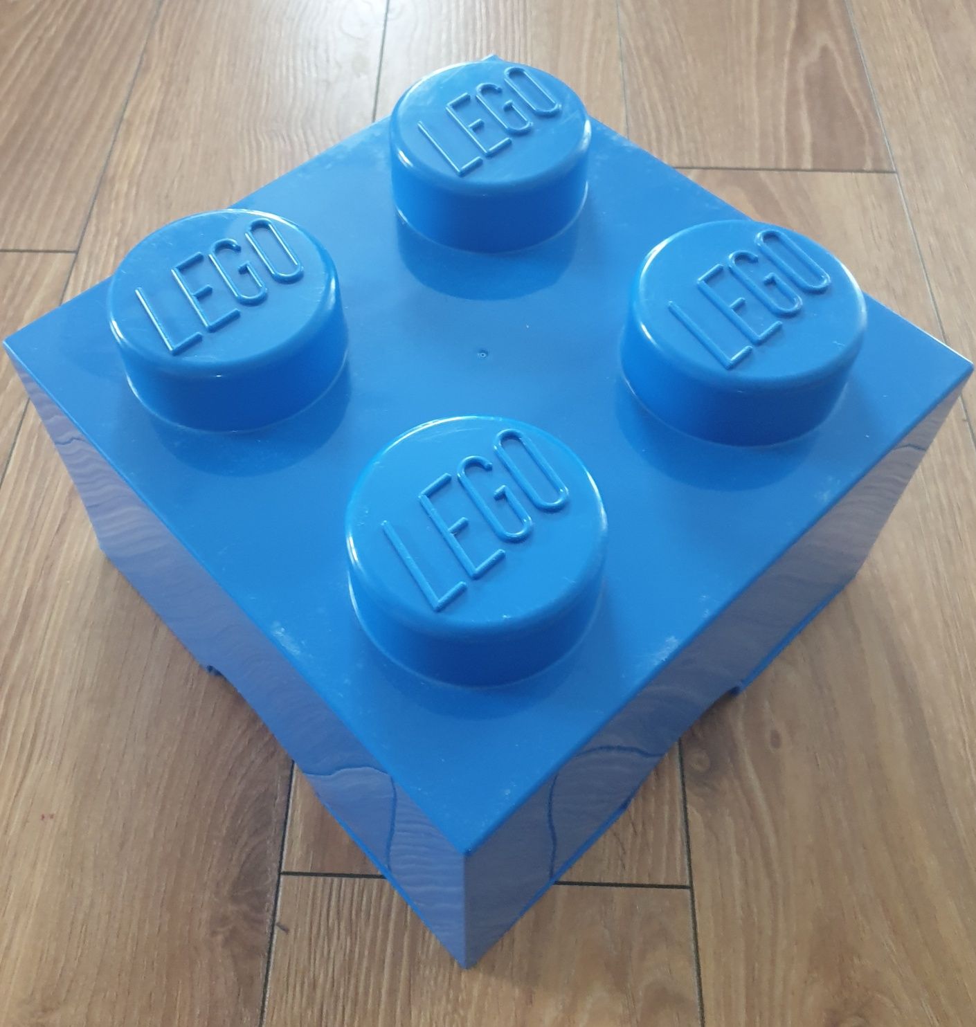 Pojemnik LEGO/klocek niebieski