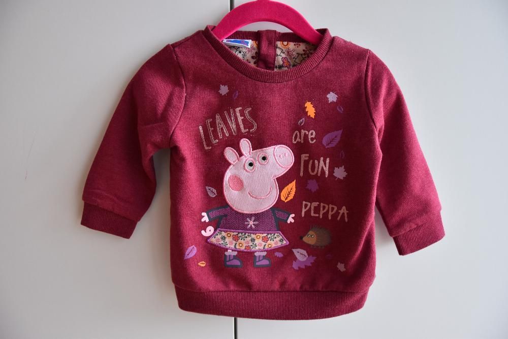 ciepła bluza dziewczęca F&F, r.74 lub 6-9 mscy