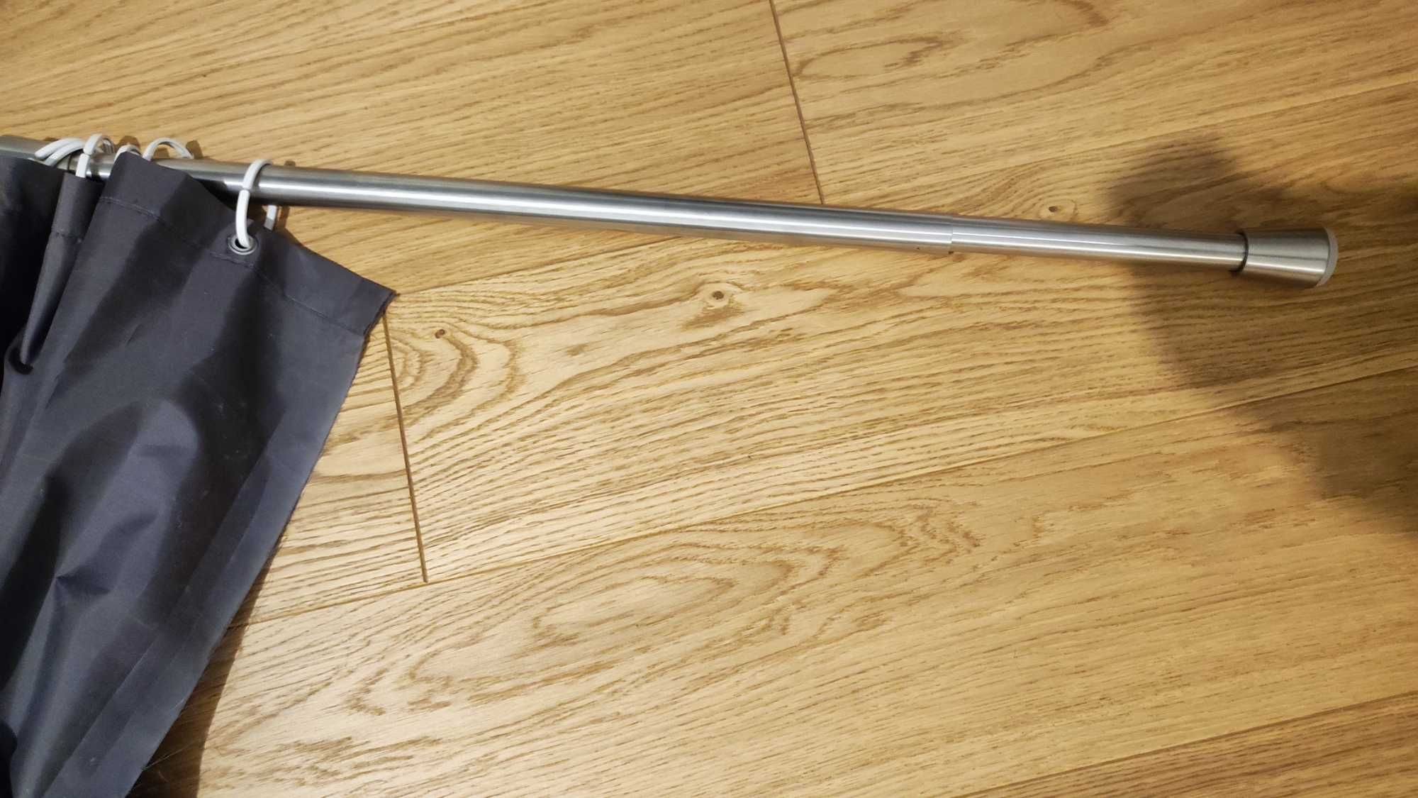 drążek rozporowy do zasłon, stal, 65-100 cm, Ø 23/26