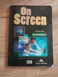 On screen - student's book B1