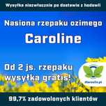 Rzepak ozimy Caroline C1, opak. 2 mln.n. Integral Pro i Buteo Start