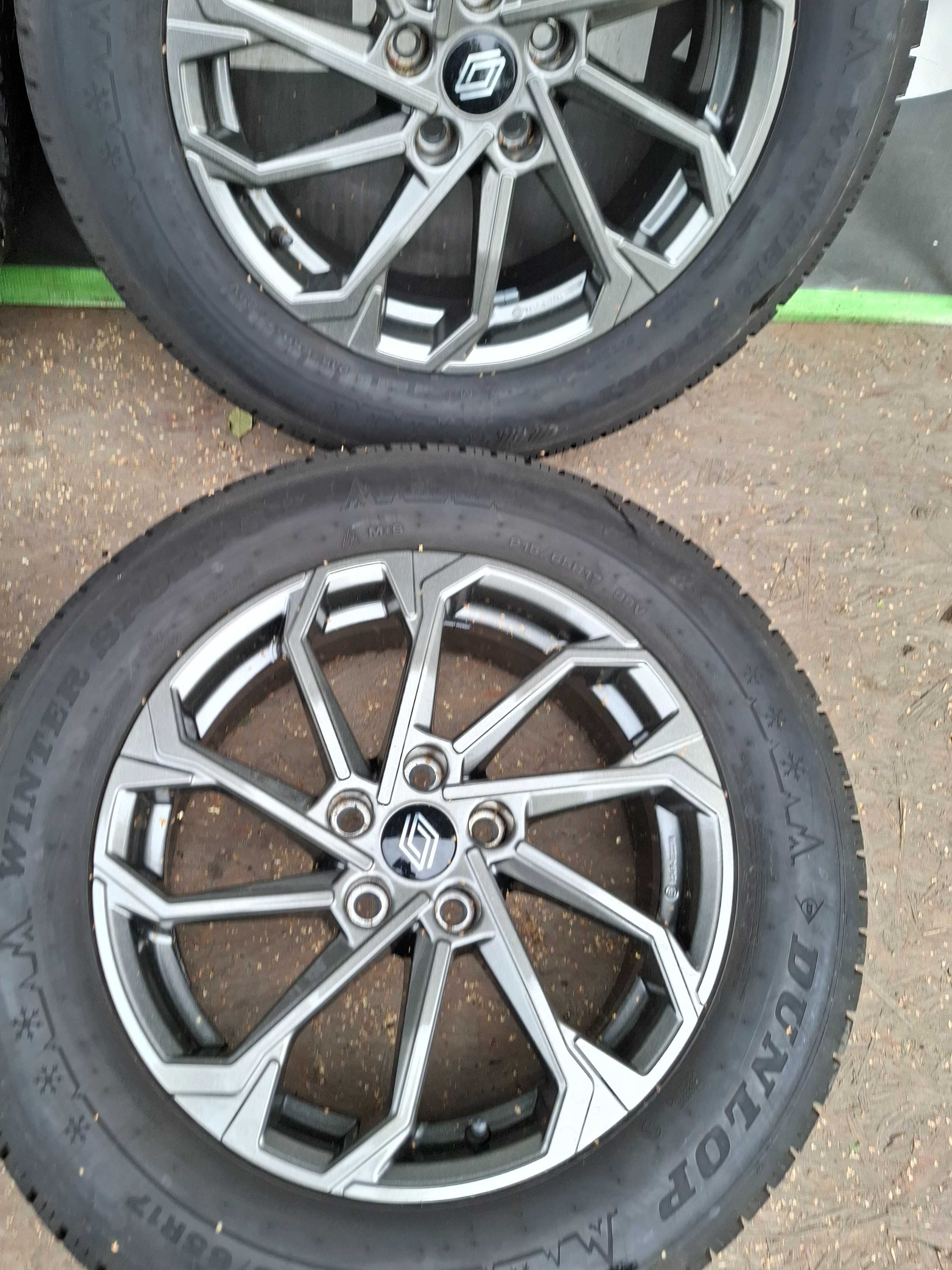 Felgi aluminiowe 17 cali 5x114,3 Renault Talisman Kadjar Captur MONTAŻ