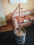 Destylator miedziany Pot-still na kegu