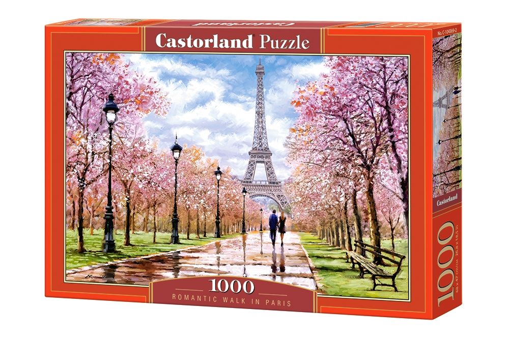 Puzzle 1000 Romantyczny Spacer W Paryżu C - 104369
