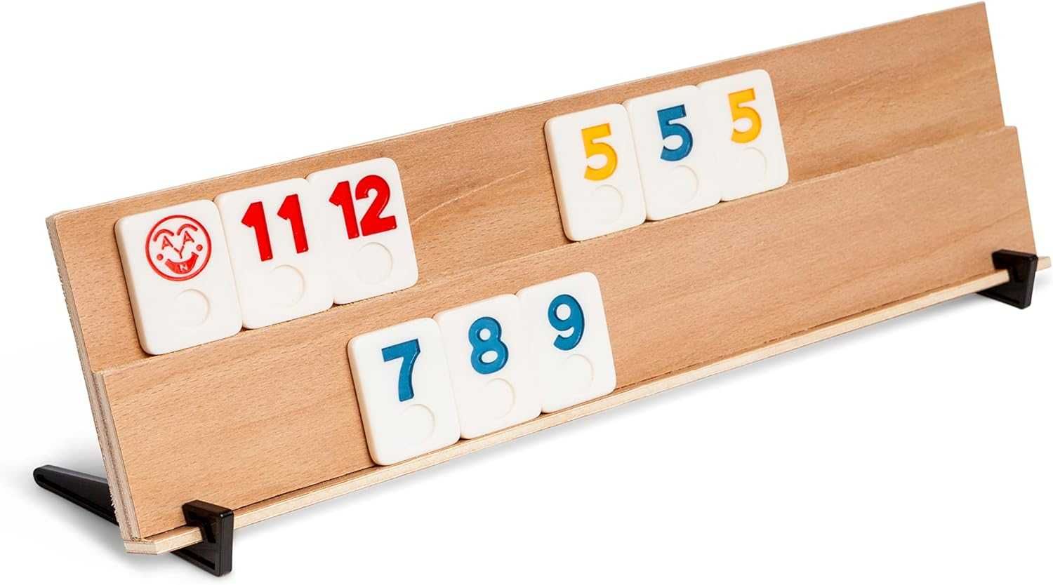 Gra logiczna - Remik liczbowy, gra drewniana Rummy Edukacyjna Zabawa