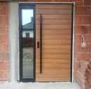 Drzwi wejściowe zewnętrzne drewniane dębowe dostawa GRATIS