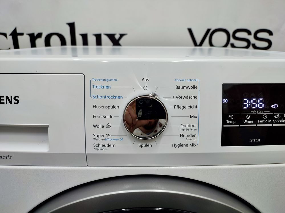 Пральна машина з функцією сушки Siemens iSensoric Wash&Dry iQ500 A+++