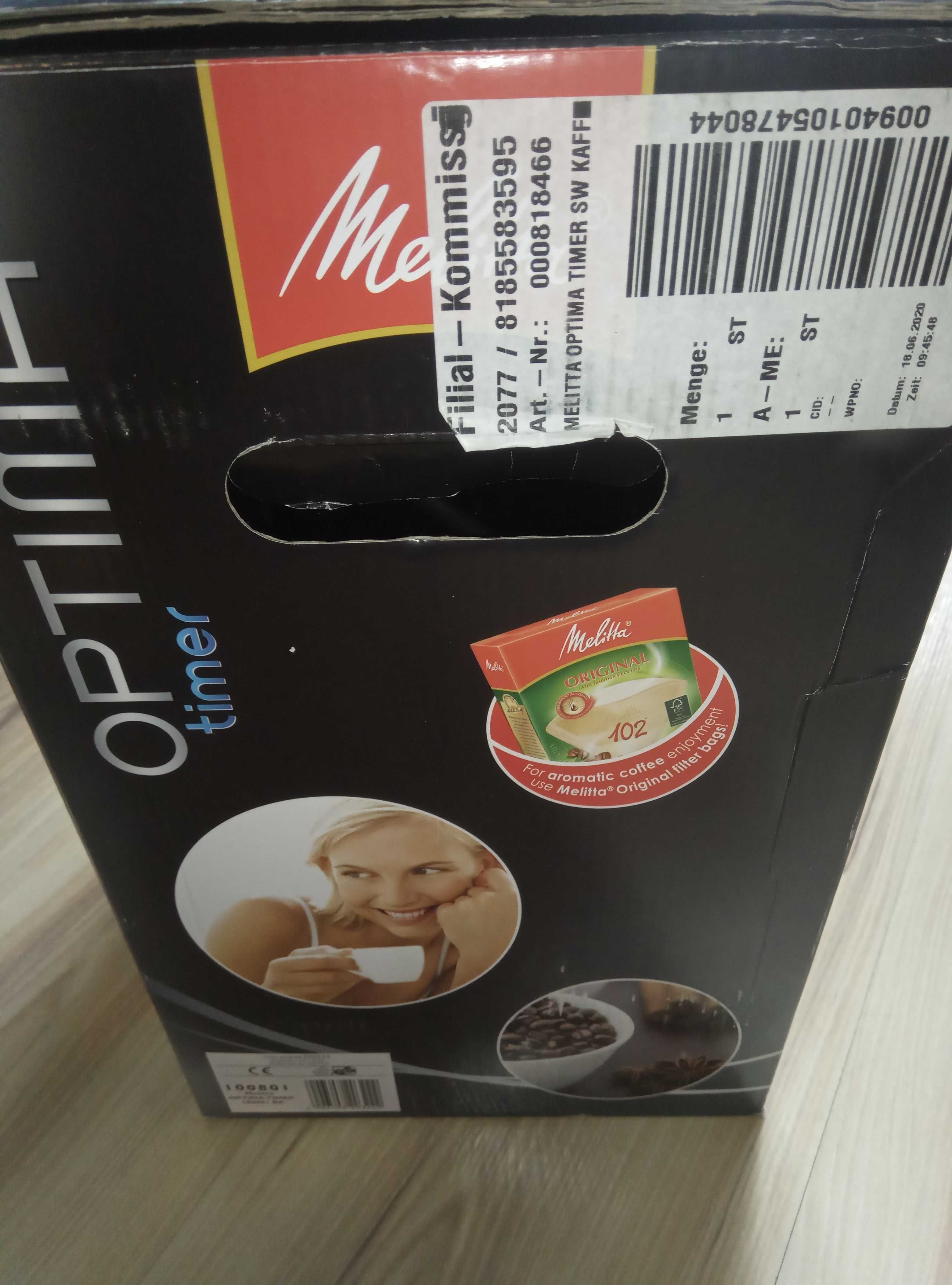 Ekspres do kawy Melitta Optima Timer black, 850 W