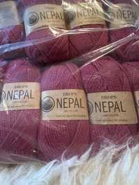 Włóczka DROPS Nepal 3608 bordowy UNI kolor