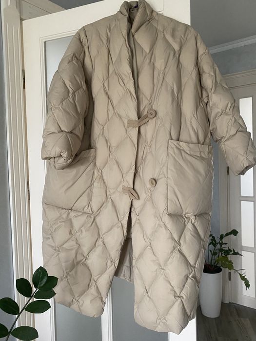 Пуховик  жіночий овер сайз