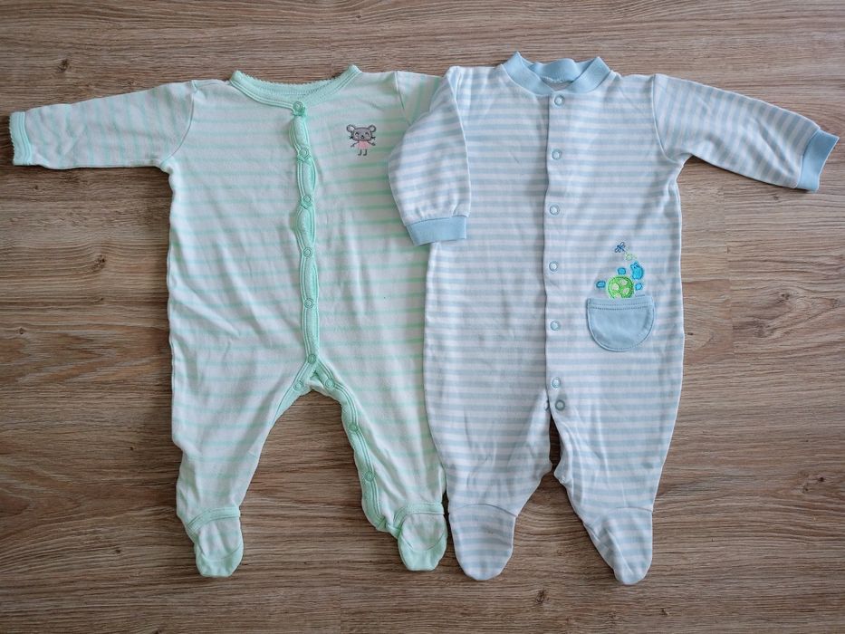 2 x Pajacyk niemowlęcy Carter's rozm. 68 - 6 m-cy