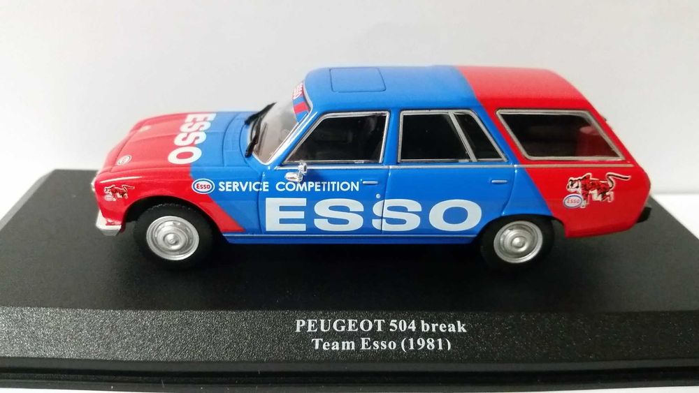 Miniaturas carrinhas assistência rally