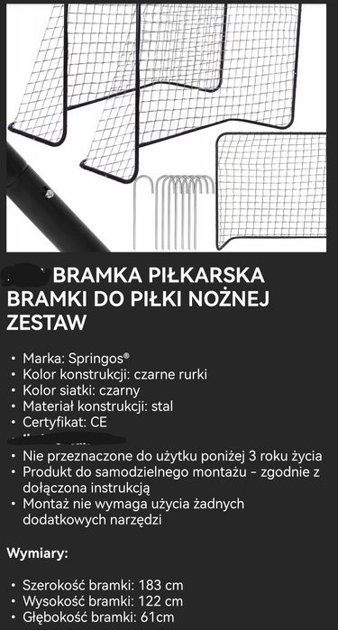 Bramka do piłki nożnej