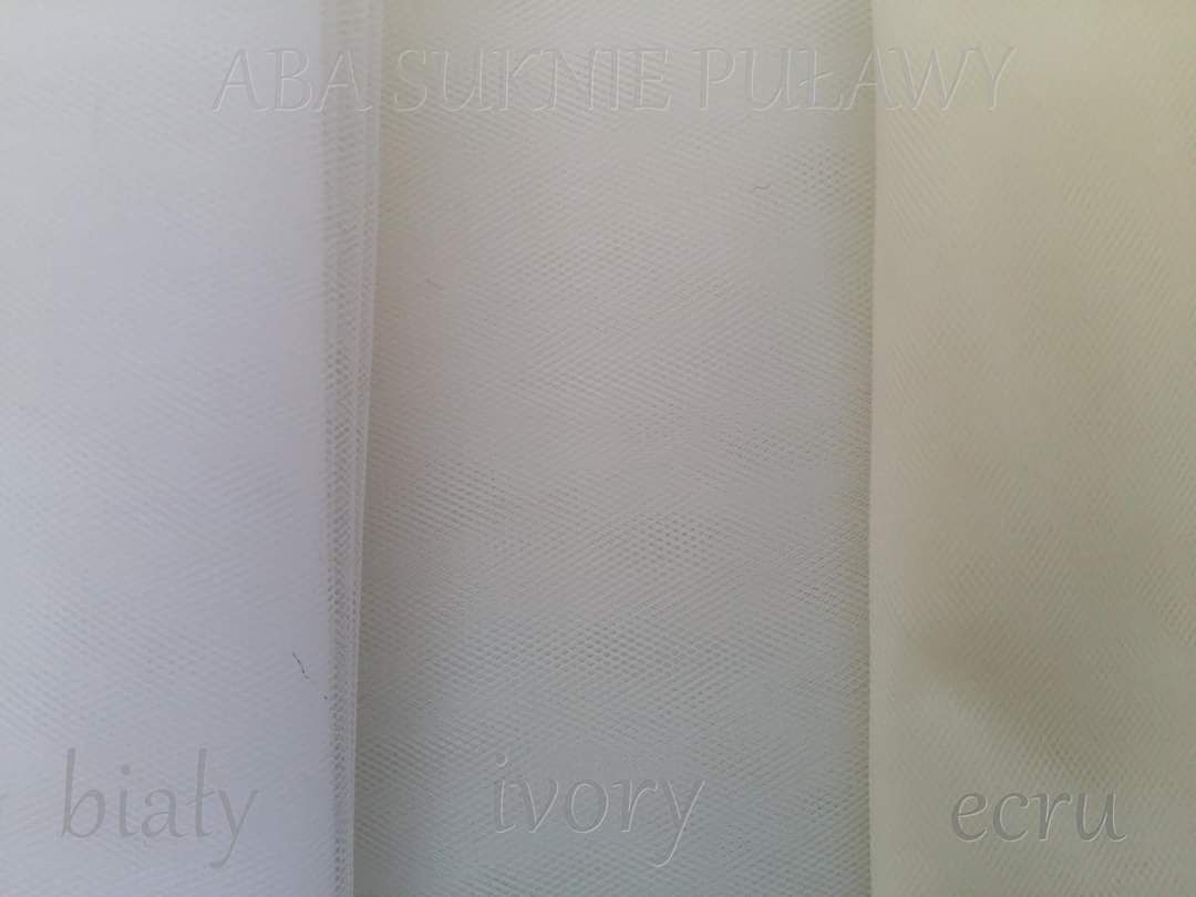 Nowy welon ślubny jedwabny 60/80. Kolory