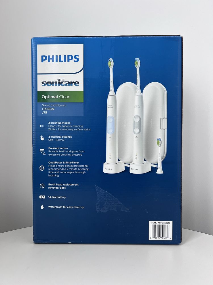Набір звукових зубних щіток PHILIPS Optimal Clean 5100 HX6829/75