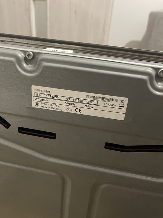 Plyta indukcyjna NEFF T13T82NO