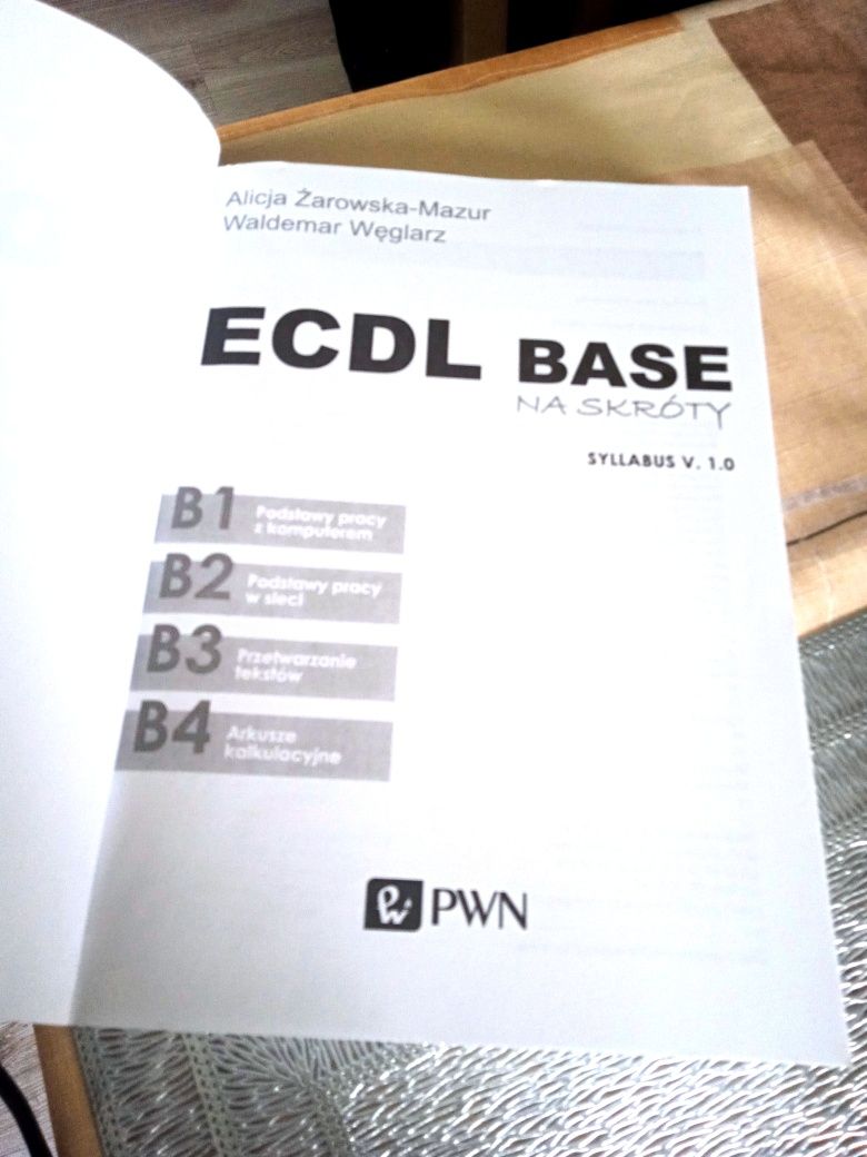 ECDL BASE na skróty obsługa programów