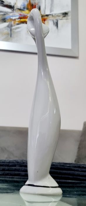 Sygnowana figurka Perkoz M. Naruszewicz Ćmielów 1957 r.