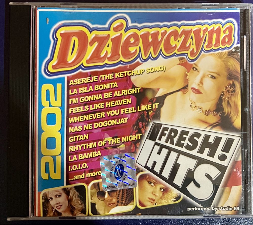 Płyta CD Dziewczyna 2002 z wytwórni Megasus
