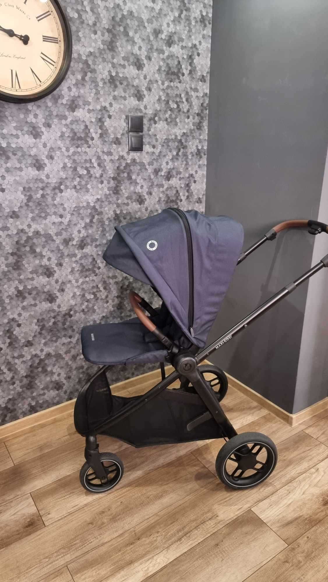 Wózek 3w1 Maxi Cosi Street Plus + baza do samochodu i wkład zimowy