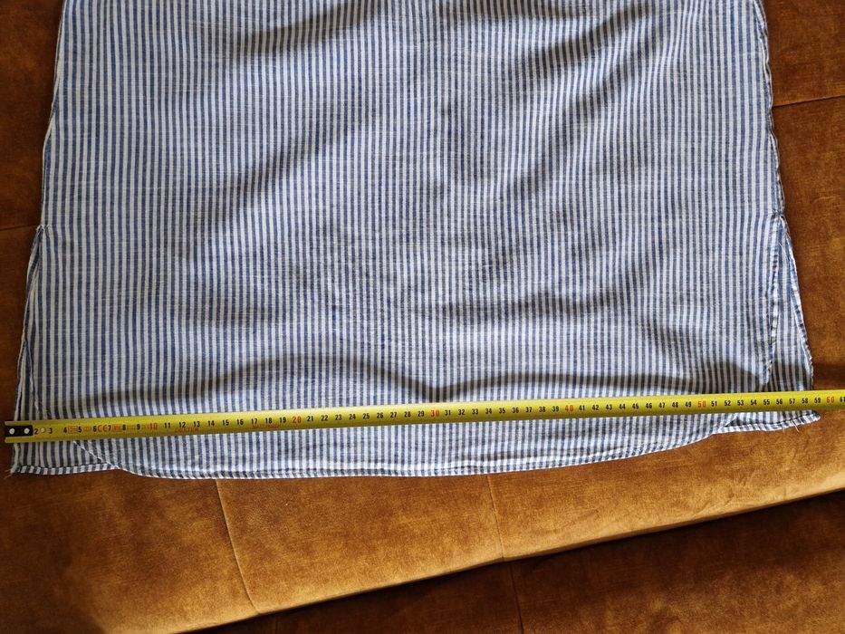 Bluzka boho Zara blekitna w paski 38 M