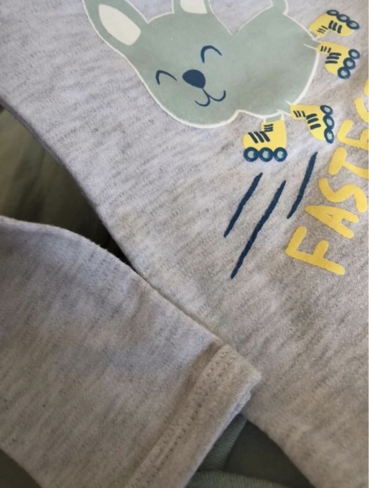 Zestaw 3-pak bodów body niemowlęce kolorowe 68