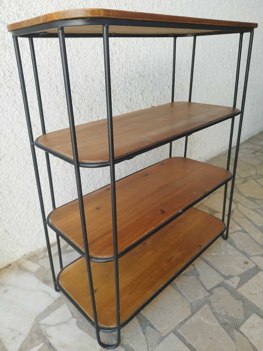 Suporte Mesa bambu aparador