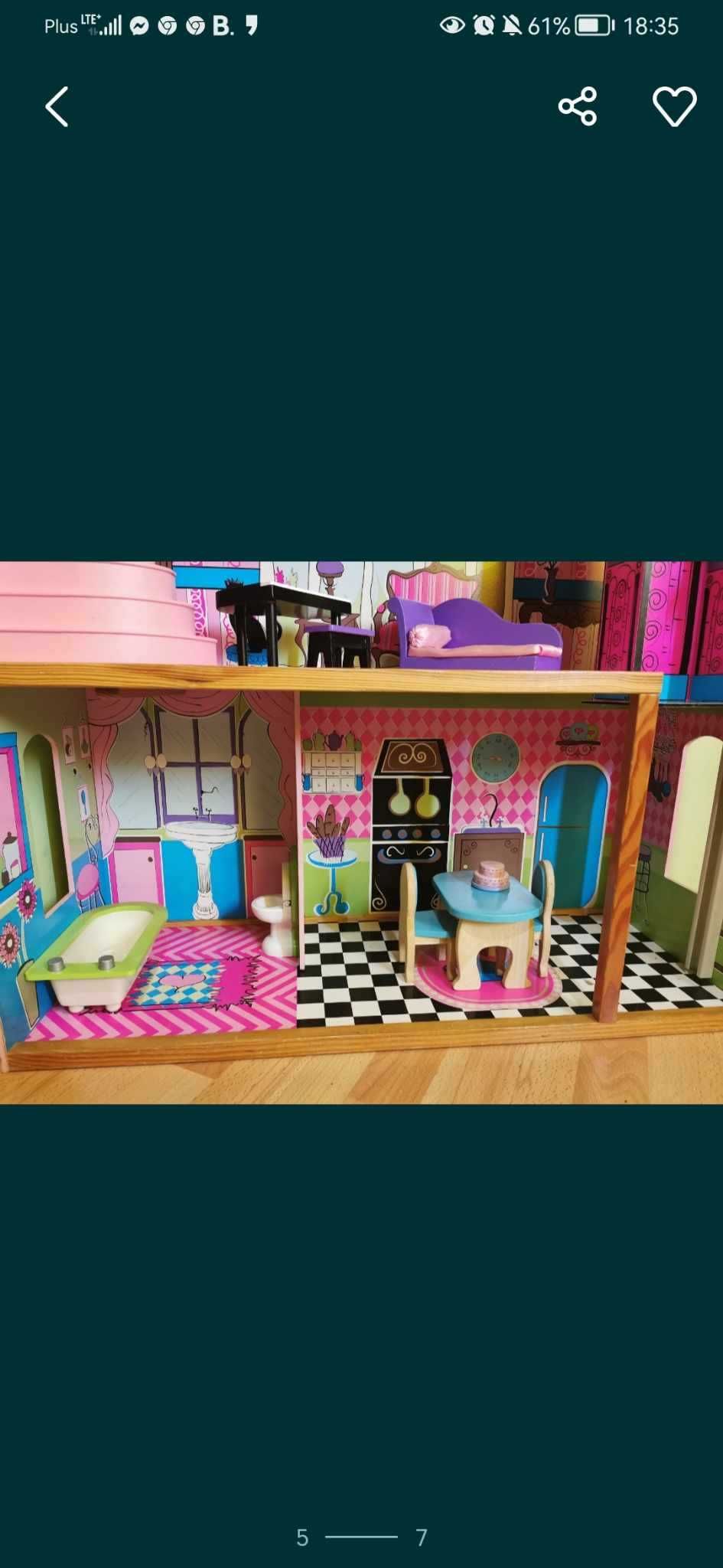 Domek KidKraft 126cm dla Barbie domek dla lalek, rezydencja, willa