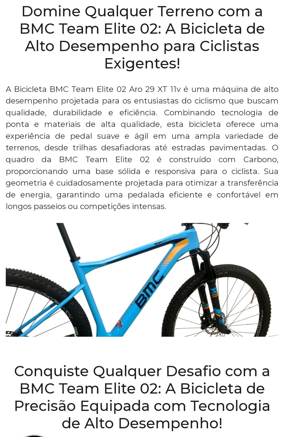 BMC Team Elite 02 Carbono M