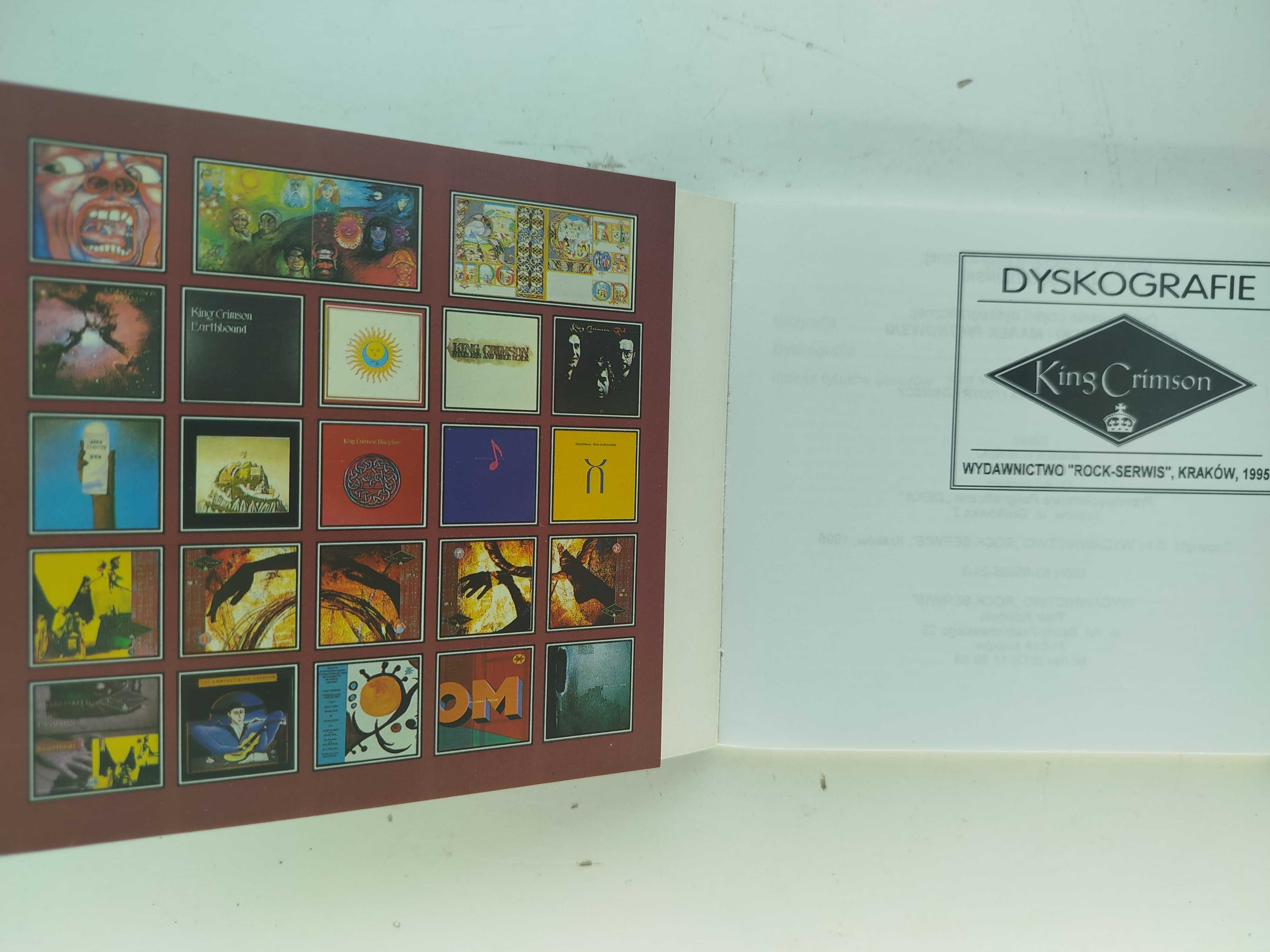 Dyskografie King Crimson Rock Serwis Kosiński Skaradziński Piątkowski