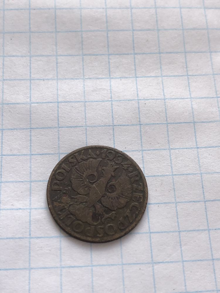 2 Grosze 1934 рік монета копійка польська старовинна