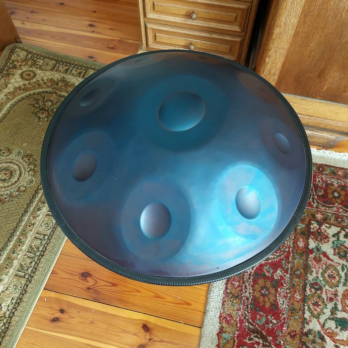 Zestaw Handpan 432Hz fioletowy niebieski