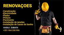 Renovações e manutenção