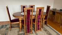 Sprzedam stół drewniany z krzeslami