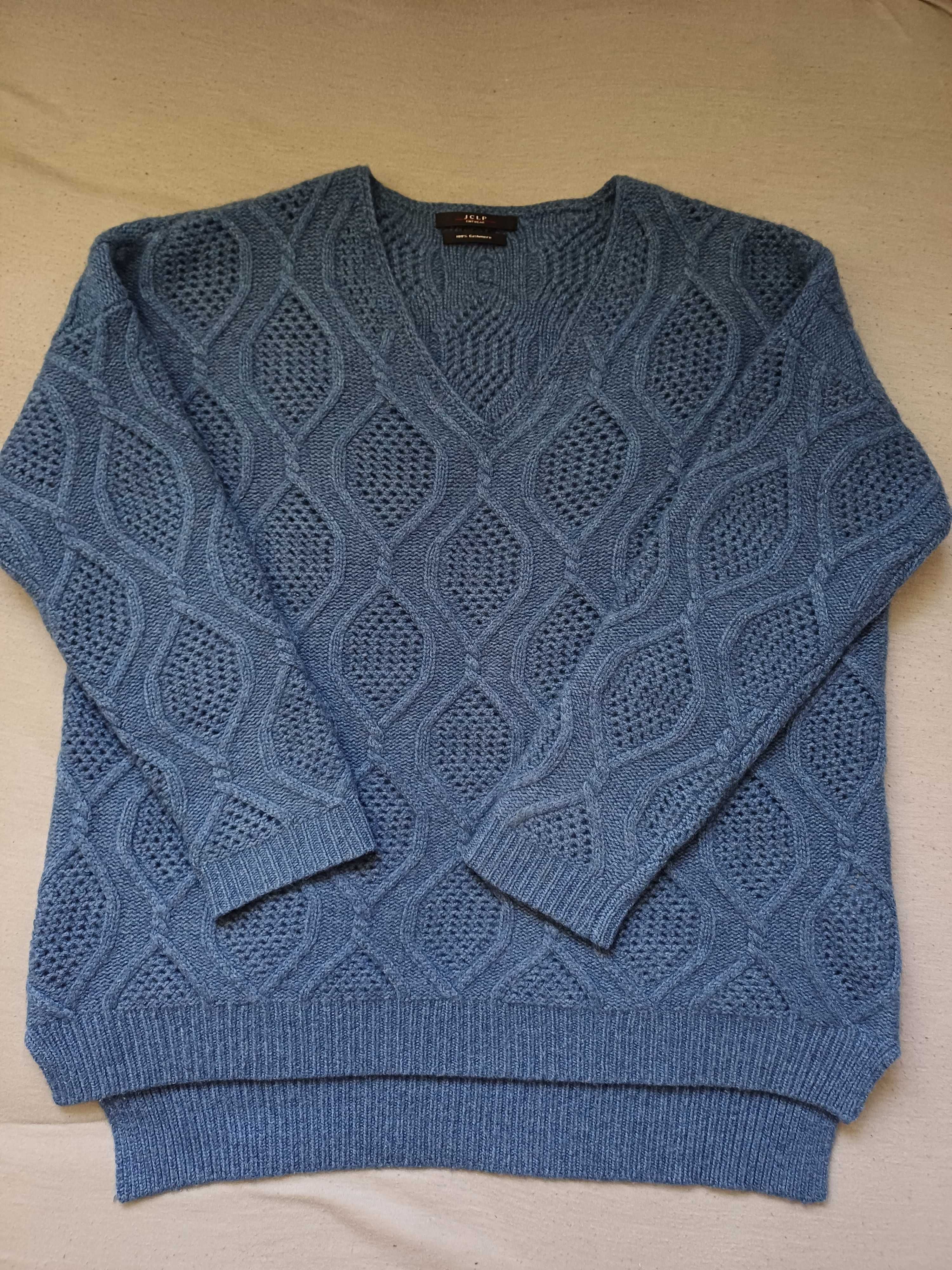 Kaszmirowy sweter JCLP Knitwear rozmiar XL
